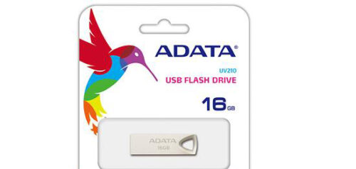 32036742_7853 CLE USB Adata Flash Metal Beige 2.0 16 Go