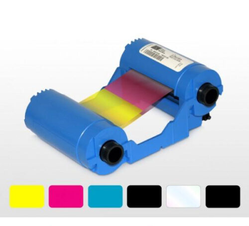 Ruban couleurs YMCKOK Recto/Verso ZEBRA pour imprimante P120i
