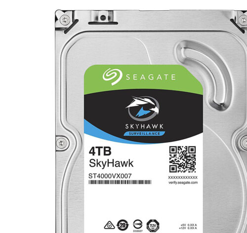 Disque dur Seagate SkyHawk Caméra Surveillance HDD 4To 6Gb/s (ST4000VX007)