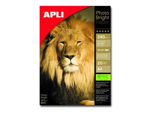 Papier photo Super brillant Jet d'encre A5 240 g/m²  pochette de 20 Feuilles