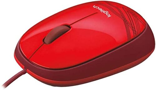 Souris optique filaire USB LOGITECH M105 Rouge
