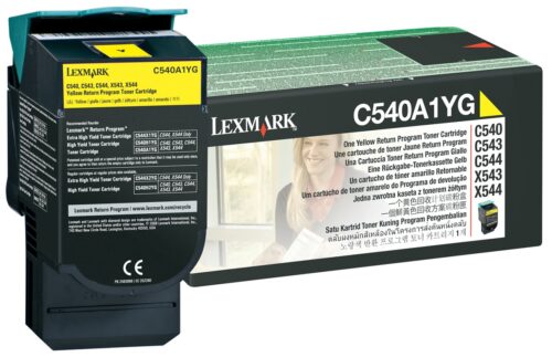 Toner LEXMARK Laserjet Jaune (Réf : 0015W0902)