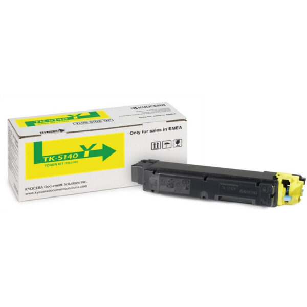 Toner laser Kyocera Jaune TK-5140Y origine tanger, maroc.