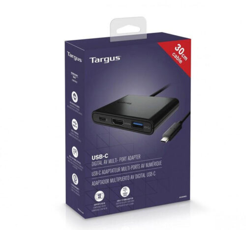 Adaptateur TARGUS USB-C Digital AV Multiport Noir (ACA929EU)