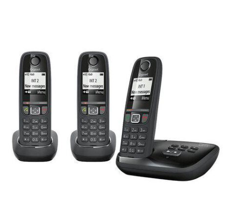 aig3501480 Téléphone sans fil Gigaset AS470 Duo Noir