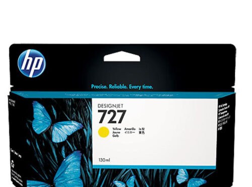 b3p21a Cartouche d’encre HP 727 Designjet, Jaune (130 ml)