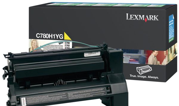 Toner LEXMARK Laserjet Jaune (Réf : C780H1YG) tanger, maroc.