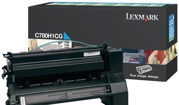 Toner LEXMARK Laserjet Cyan (Réf : C780H2CG) tanger, maroc.