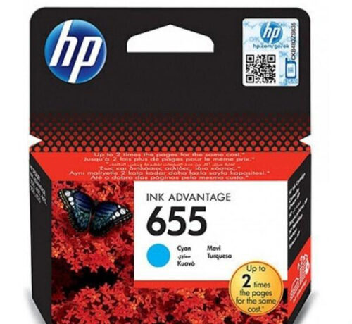 Cartouche d'encre HP 655 cyan CZ110AE