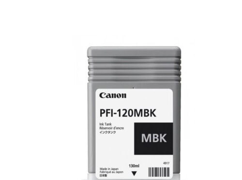 Cartouche d'encre Canon PFI-120 Noir mat (2884C001AA)