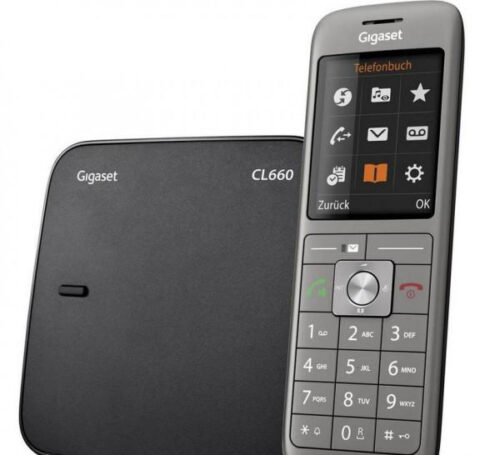 Téléphone fixe sans fil Gigaset CL660 Solo Anthracite