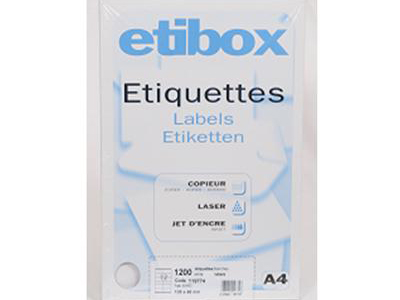 Etiquettes adhesives mixtes Etibox 100 feuilles A4 (Divers formats au choix) tanger, maroc.