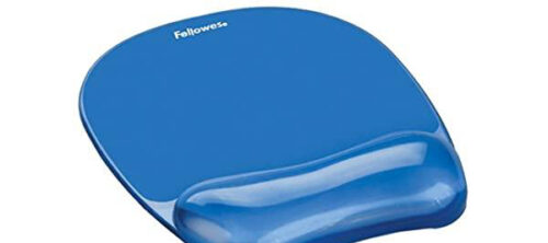 Tapis de souris Fellowes - Repose-poignets Gel Crystal