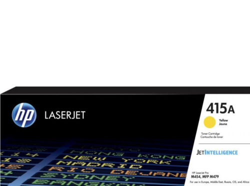 Toner d'impression HP LaserJet HP 415A Jaune (Réf : W2032A)
