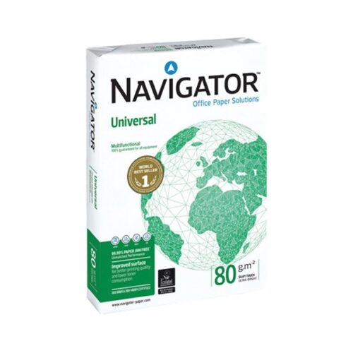 Lot de 5 Ramettes de papier blanc Navigator A4 80g/m² 500 feuilles