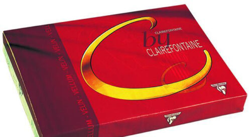 Lot de 5 Ramettes de papier filigrané C by clairefontaine  A4 100g/m² 250F 6 teintes au choix