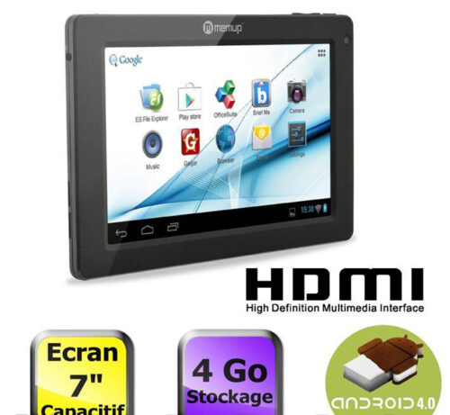 Tablette de poche MEMUP Slidepad 704CE 7" 4GO   WIFI 802.11 b/g/n
