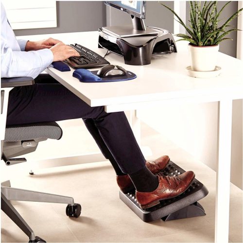 Repose-pieds Fellowes noir ajustable sur 2 hauteurs