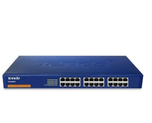 SWITCH 24V Ports TENDA ethernet 10/100 - Rackable