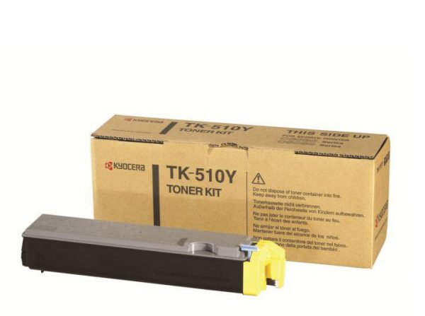 Toner laser jaune KYOCERA TK-510Y origine pour FS-C 5020, 5025 et 5030 tanger, maroc.