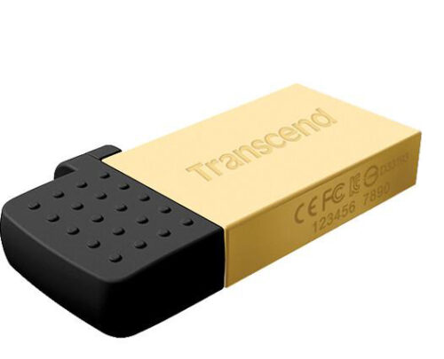 transcend_ts32gjf380g_32gb_usb_micro_flash_drive_1027634 Clé USB 3.0 Transcend TS32GJF380G Micro-USB OTG 32 Go Gold