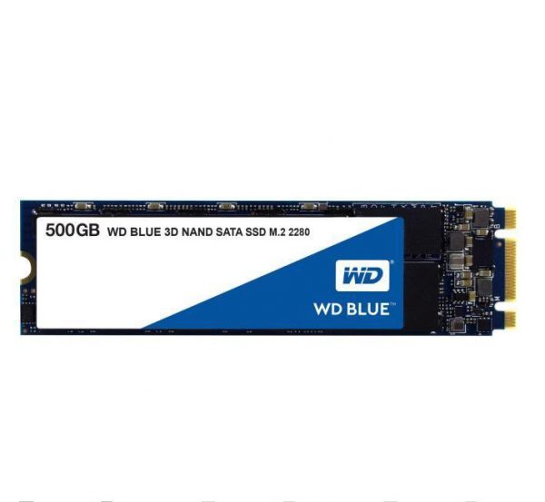 Western Digital WDS500G2B0B WD Bleu SSD interne NAND 3D NAND M.2 SATA, 500 Go tanger, maroc.