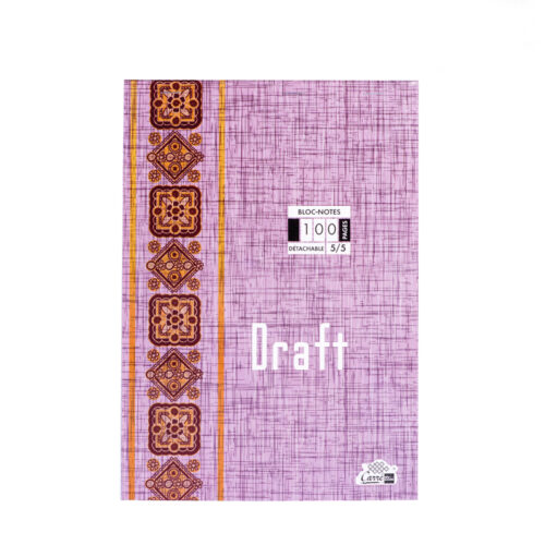Bloc note 100p Draft A4