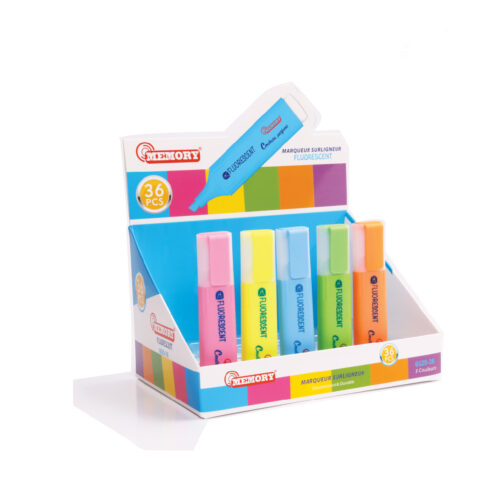 36 Présentoir fluorescents de 36pcs MEMORY