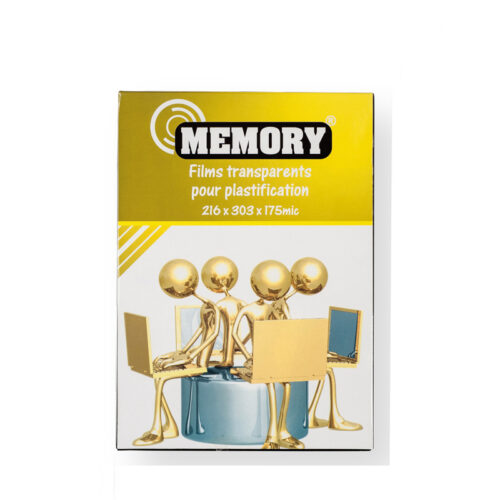 Film transparent pour plastification A4 Memory