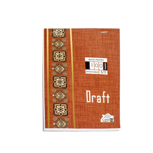 Bloc note 100p Draft A5