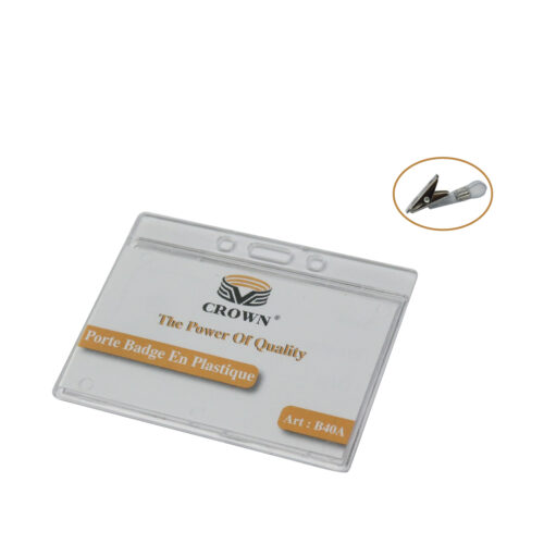 Porte badge en plastique CROWN