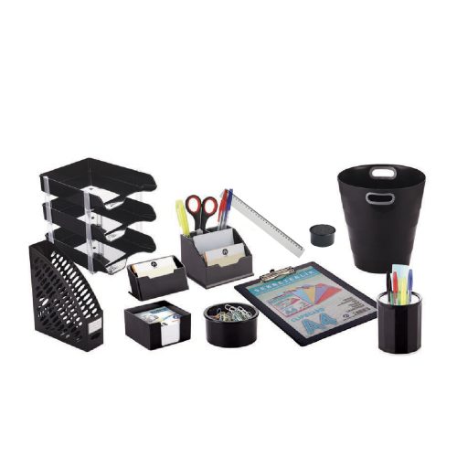 Ensemble de bureau en plastique CROWN