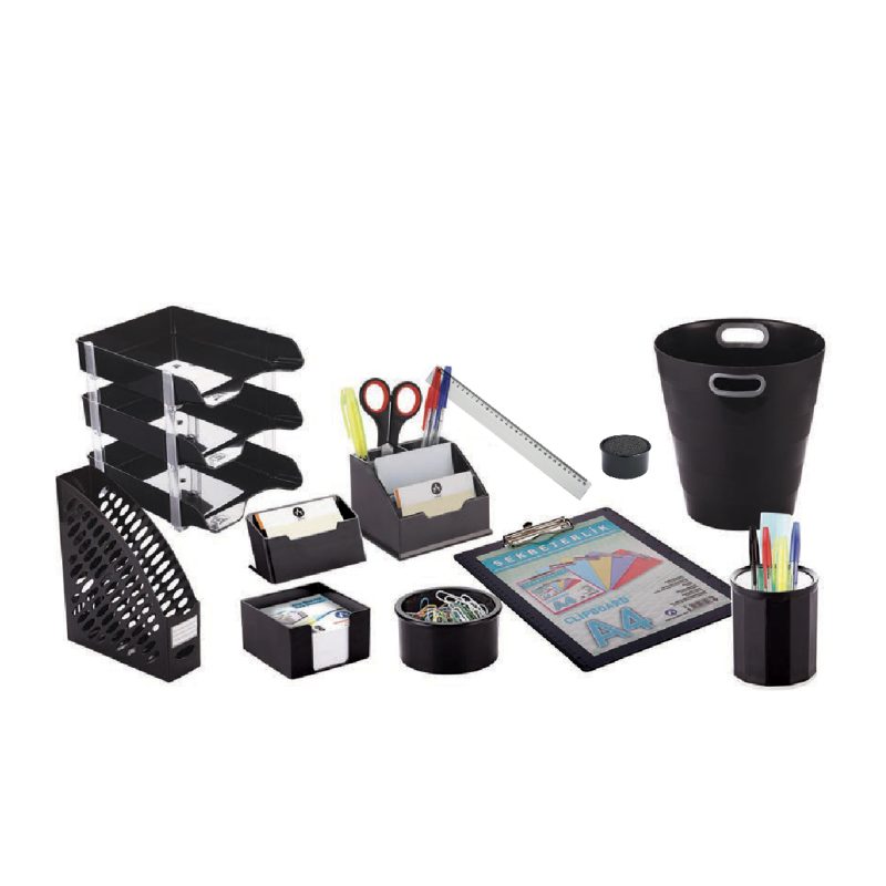 Ensemble de bureau en plastique CROWN