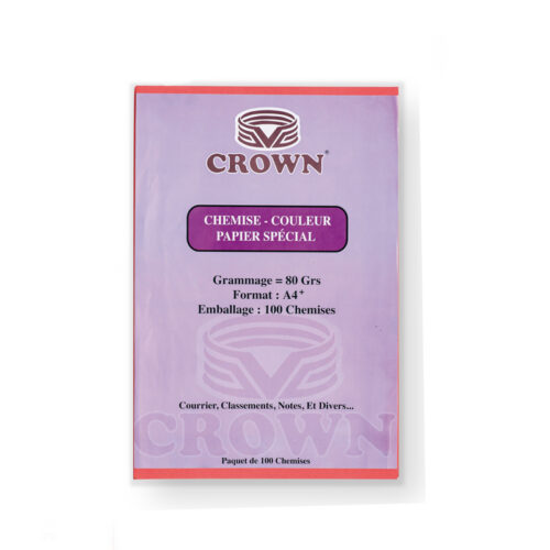 Sous chemise bulle A4 CROWN