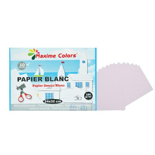 Papier à dessin Blanc 180gr