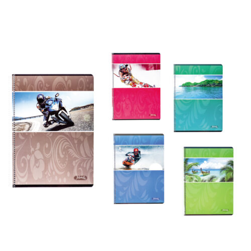 Cahier spiral A4/ 200P 5x5